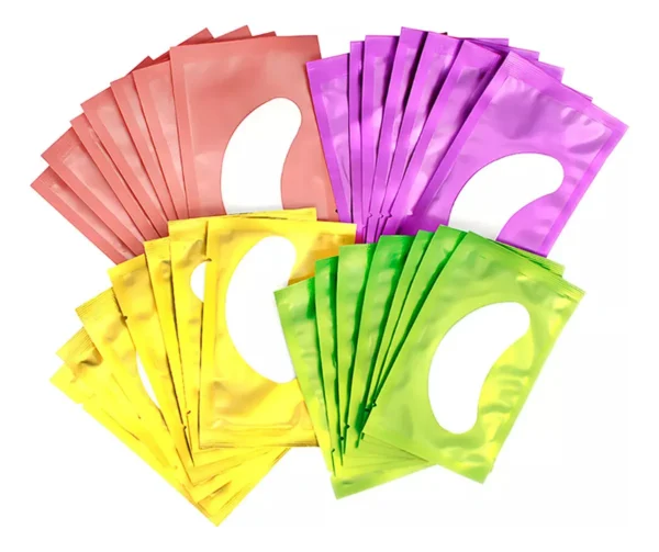 Protetor de Pálpebras Pad Gel Para Alongamento de Cílios 50 pares - Imagem 3