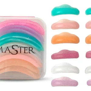 Bob Silicone Shine Master 6 Pares Para Lash Lifting
