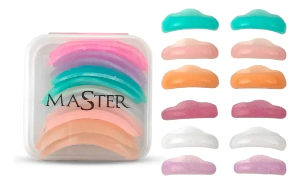 Bob Silicone Shine Master 6 Pares Para Lash Lifting