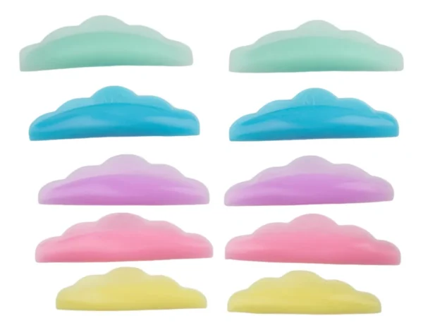 Bob Pads Silicone Para Lash Lifting Cílios Master 5 Pares Modelo Nuvem - Imagem 2