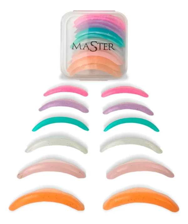 Bob Silicone Shine Master 6 Pares Para Lash Lifting - Imagem 2