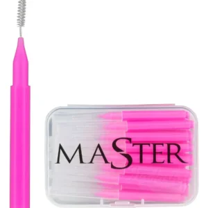Kit 30 Escovinhas Master Para Brow Lamination E Lash Lifting Cor Rosa