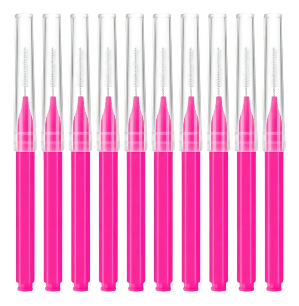 Kit 30 Escovinhas Master Para Brow Lamination E Lash Lifting Cor Rosa - Imagem 2