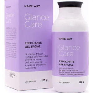 Glance Care Gel Esfoliante Facial Limpeza 120g Rare Way