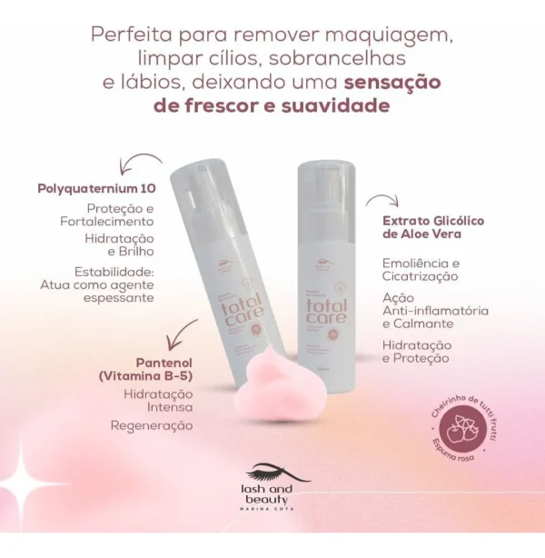 Lash And Beauty - Espuma De Limpeza Total Care 150ml