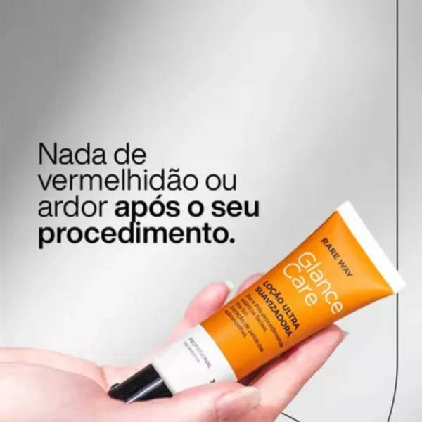 Loção Ultra Suavizadora Glance Care 30g Pré Pós Estético - Imagem 2