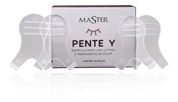 Pente Y Master Espátula Para Lash Lifting E Permanente 10un - Imagem 2