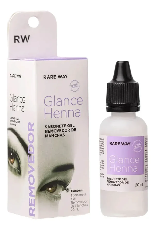 Sabonete Liquido Removedor De Henna 20ml Glance Rare Way