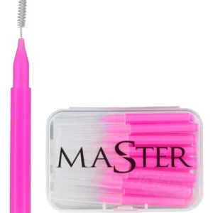 Kit 30 Escovinhas Master Para Brow Lamination E Lash Lifting Cor Rosa