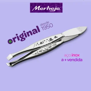Pinça Depilatória Aço Inox Merheje - A Mais Vendida