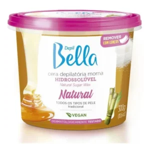 Cera depilatória morna natural vegan 300g Depil Bella