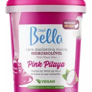 Cera depilatória morna de pink pitaya 600g Depil Bella