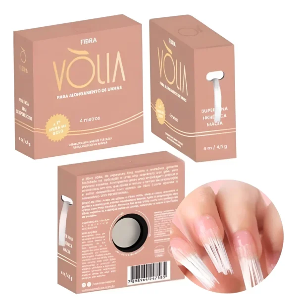 Fibra De Vidro Volia Para Unhas - 4 Metros