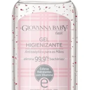 Frasco Giovanna Baby Gel Higienizante Alcool 60ml De Bolso