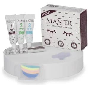 Kit Lifting de Cílios Master Pocket 7g para Lash Lifting e Brow Lamination