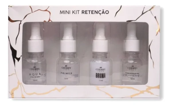 Mini Kit Retenção Cherry Lash Aqua Primer Bruma Finalizador