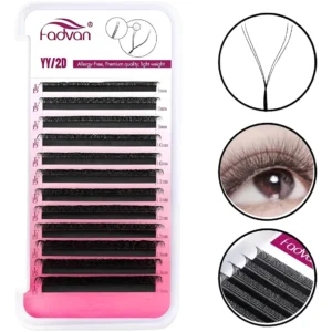 Cílios Y Fadvan Volume Brasileiro Curva M Fox Eyes Delineado