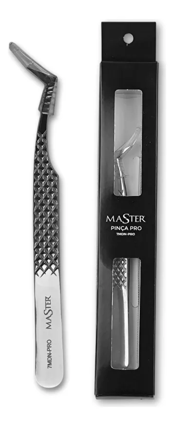 Pinça Master Diamantada 7mdn Pro Nanotecnologia Para Cílios Cor Diamante - Imagem 2