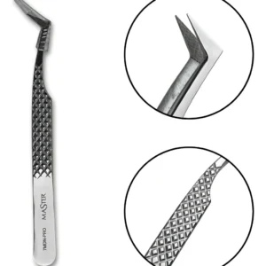 Pinça Master Diamantada 7mdn Pro Nanotecnologia Para Cílios Cor Diamante